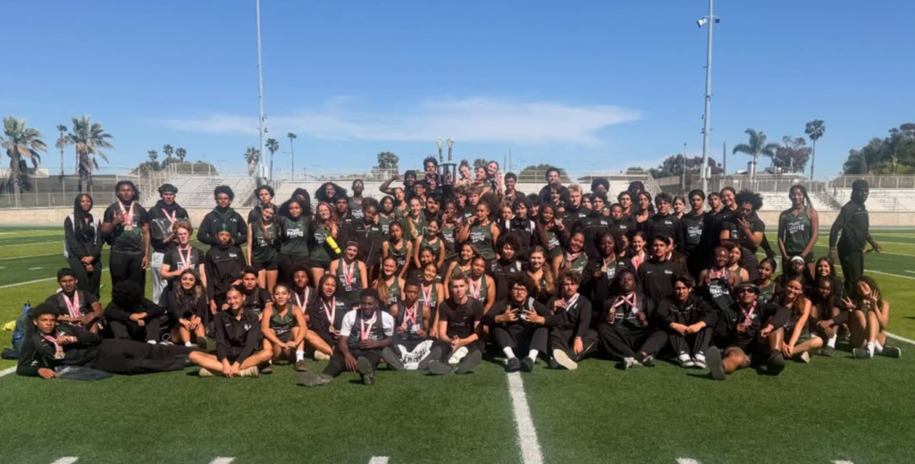 The Oceanside Track & Field team during their 2026 season.