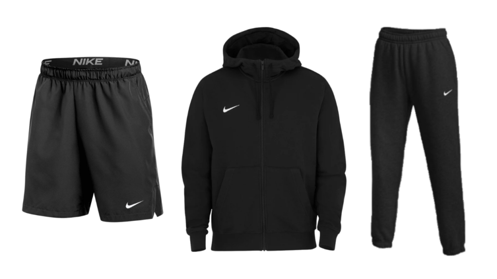 The Nike gear Conestoga Lacrosse earned through their fundraiser.